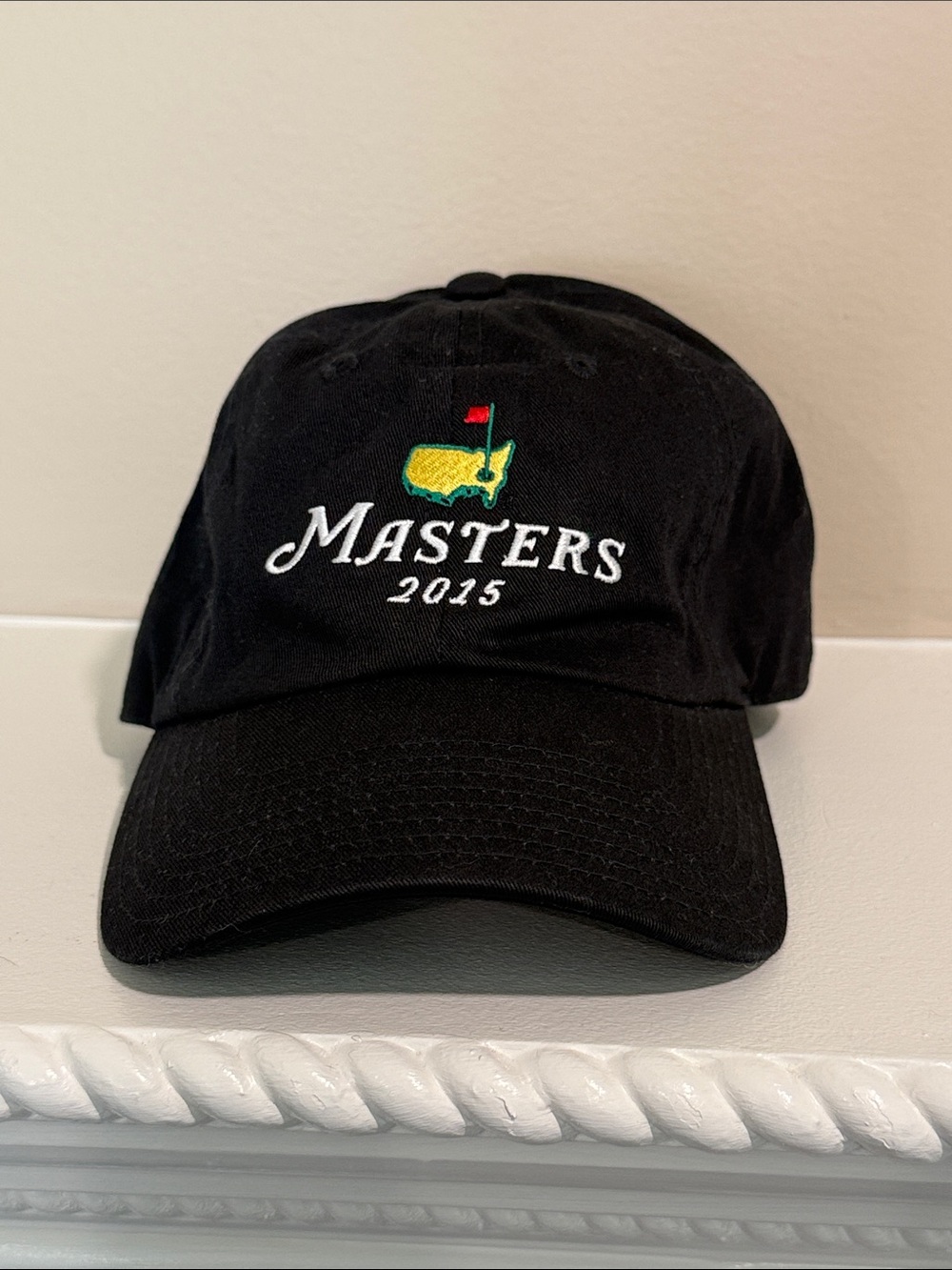 2015 Masters Tournament Hat Black Cotton - Jordan Spieth Win Year